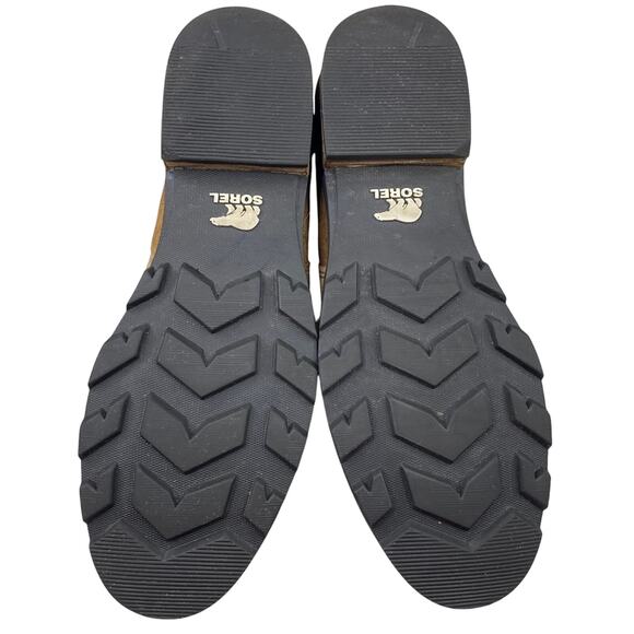 Sorel Women’s Emilie Brown Leather Zip Ankle Bootie Size US 5.5 - Picture 9 of 9